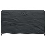 vidaXL Housse pour mobilier d'extérieur Noir 180 x 70 x 90 cm 420D
