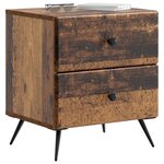vidaXL Cabinet de chevet Bois ancien 43 x 34 5 x 47 5 cm