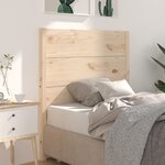 vidaXL Tête de lit 81x4x100 cm Bois massif de pin
