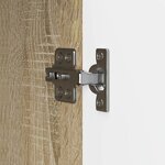 vidaXL Meuble TV Chêne Sonoma 150 x 31 x 47 cm Bois d'ingénierie