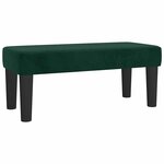 vidaXL Sommier à lattes de lit avec matelas vert foncé 120x190 cm