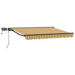 vidaXL Cadre de store manuel avec LEDs 3 5 x 2 m