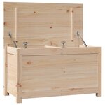 vidaXL Boîte de rangement 80x40x45 5 cm Bois massif de pin