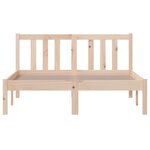 vidaXL Cadre de lit sans matelas bois massif 120x200 cm