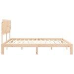 vidaXL Cadre de lit sans matelas 200x200 cm bois massif de pin