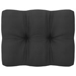 vidaXL Salon de jardin 14 Pièces avec coussins anthracite Pin massif