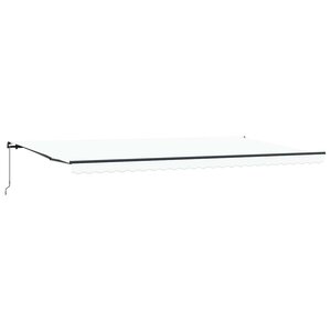 vidaXL Auvent Blanc 600 × 350 cm tissu