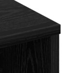 vidaXL Cabinet de Tête de Lit Chêne noir 220 x 19 x 101.5 cm