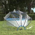 vidaXL Dôme de piscine rond 406x203 cm PVC