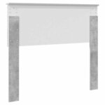 vidaXL Tête de lit Gris béton 100 cm Bois d'ingénierie