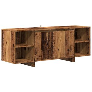 vidaXL Meuble TV vieux bois 130x35x50 cm bois d'ingénierie