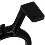 vidaXL Pied de banc 2 Pièces Cadre en O Fonte