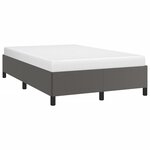 vidaXL Cadre de lit sans matelas gris 120x190 cm similicuir