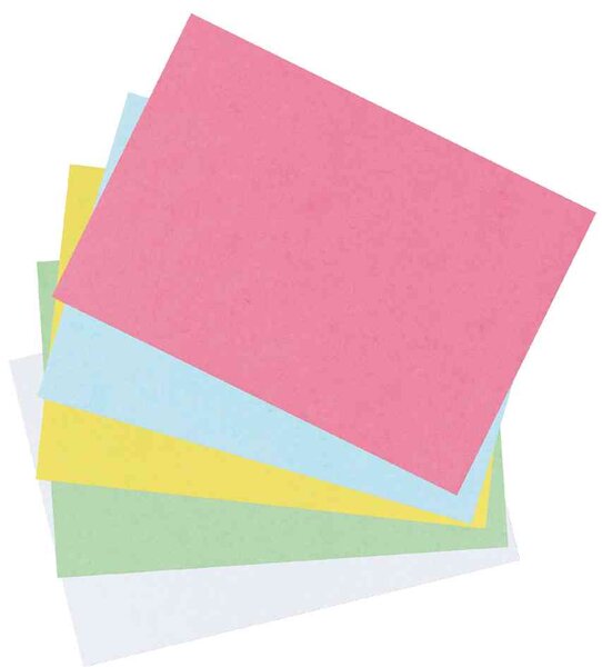 Paquet de 100 fiches Bristol 170g format A6 Unie Bleu HERLITZ