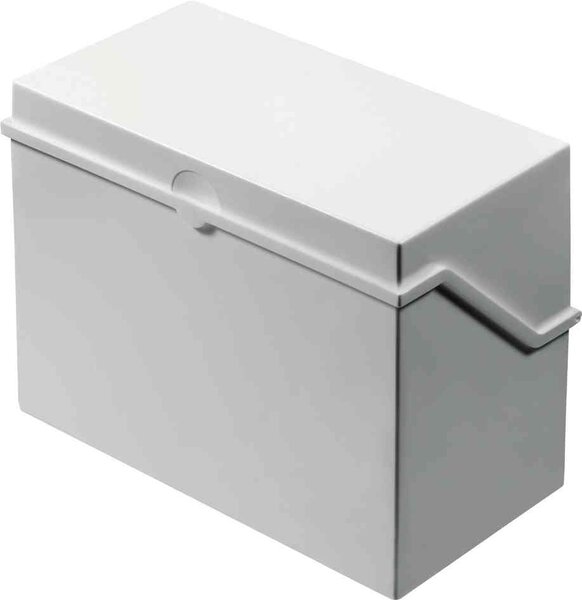 petite caisse de fichier format A5 à l'italienne, gris HELIT