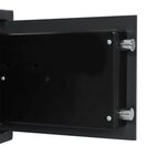 vidaXL Coffre électronique numérique avec verrouillage par empreinte digitale 25x35x25 cm en acier
