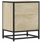 vidaXL Table de chevet chêne sonoma 40x31x50 cm bois d’ingénierie