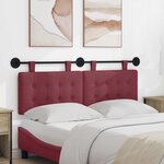 vidaXL Tête de lit suspendue Tissu