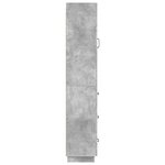 vidaXL Ensemble de Meubles 2 Pièces Gris béton 33 x 34 5 x 87 cm