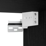 vidaXL Armoire Miroir Chêne noir 91 x 15 x 76.5 cm Bois d'ingénierie