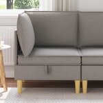 vidaXL Sofa avec rangement Tissu