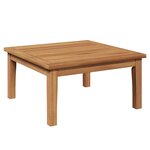 vidaXL Table de Jardin Marron Teck massif