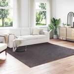 vidaXL Tapis de surface Carré HUARTE Anthracite 240 x 240 cm Polyester