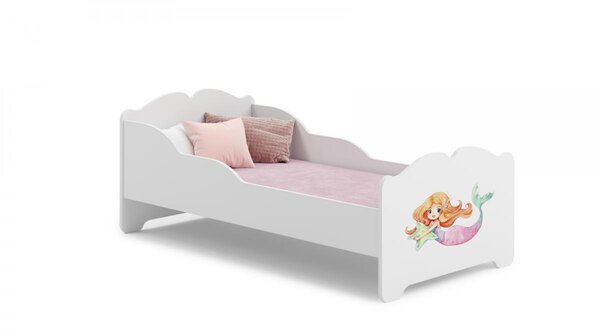 Lit enfant ANNA 140x70 SIRÈNE avec matelas
