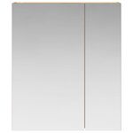 vidaXL Armoire Miroir de Salle de Bain Chêne artisan 60 x 14 5 x 70 cm