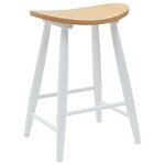 vidaXL Chaises de salle à manger 2 Pièces Blanc 46 x 37 x 63 cm