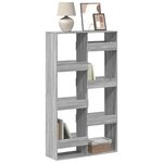 vidaXL Bibliothèque sonoma gris 100x33x175 cm bois d'ingénierie