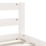 vidaXL Cadre de lit enfant tiroirs blanc 80x200 cm bois de pin massif