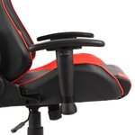 vidaXL Chaise de jeu pivotante Rouge PVC