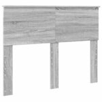 vidaXL Tête de lit Gris Sonoma 120 cm Bois d'ingénierie