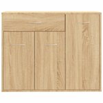 vidaXL Buffet Chêne sonoma 88x30x70 cm Bois d'ingénierie