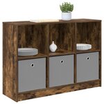 vidaXL Buffet Chêne fumé 102 x 32 x 73 5 cm