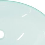 vidaXL Lavabo Verre trempé 54 5x35x15 5 cm Dépoli
