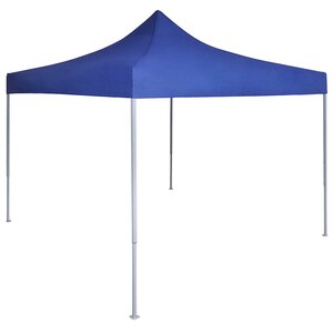 vidaXL Tente de fête 291 x 291 x 315 cm Bleu Tissu Oxford