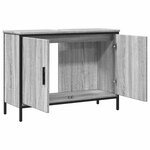 vidaXL Armoire lavabo de salle de bain sonoma gris 80x30x60 cm