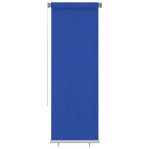 vidaXL Store roulant d'extérieur 80x230 cm Bleu PEHD