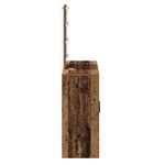 vidaXL Table de Toilette Marron 102 x 33 x 135 cm Bois d'ingénierie
