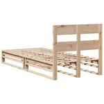 vidaXL Cadre de lit sans matelas 75x190 cm bois de pin massif