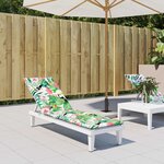 vidaXL Coussin de chaise longue multicolore tissu oxford