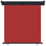 vidaXL Auvent latéral de balcon 175x250 cm Rouge