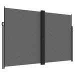 vidaXL Auvent latéral rétractable anthracite 220x600 cm