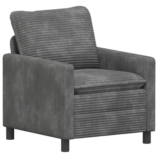 vidaXL Canapé Gris clair 76 x 81 x 87 5 cm Polyester