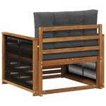 vidaXL Sofa de milieu extérieur Naturel