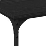 vidaXL Table Console Chêne Noir 200x29x75 cm Bois d'ingénierie