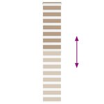 vidaXL Store zèbre marron sable largeur du tissu 35 9 cm polyester