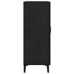 vidaXL Buffet chêne noir 69 5x34x90 cm bois d'ingénierie